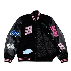 Blouson Noir BISOUS SKATEBOARD
