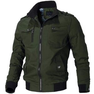 Blouson militaire grande taille pour homme