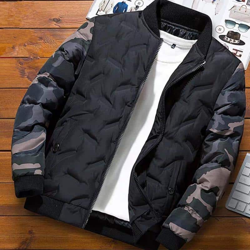Blouson d’hiver pour homme motifs camouflage – Image 2