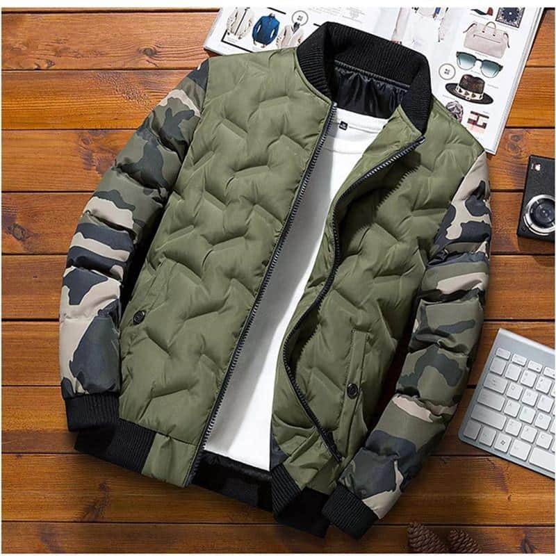 Blouson d’hiver pour homme motifs camouflage – Image 3