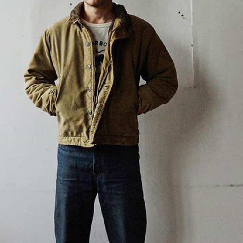 Blouson militaire US vintage pour homme – Image 4