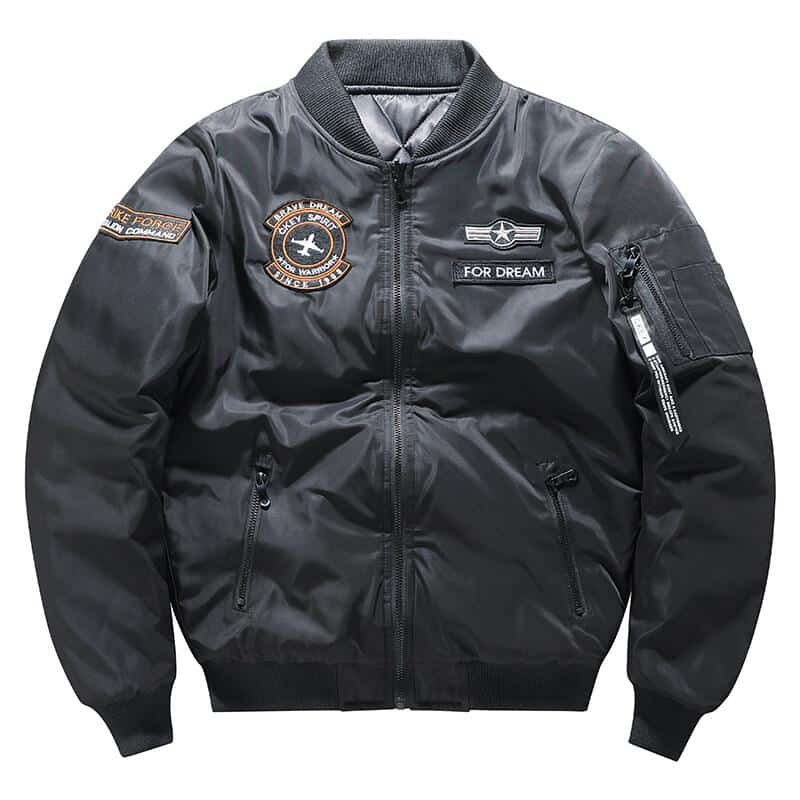 Blouson d’aviation militaire pour homme – Image 2