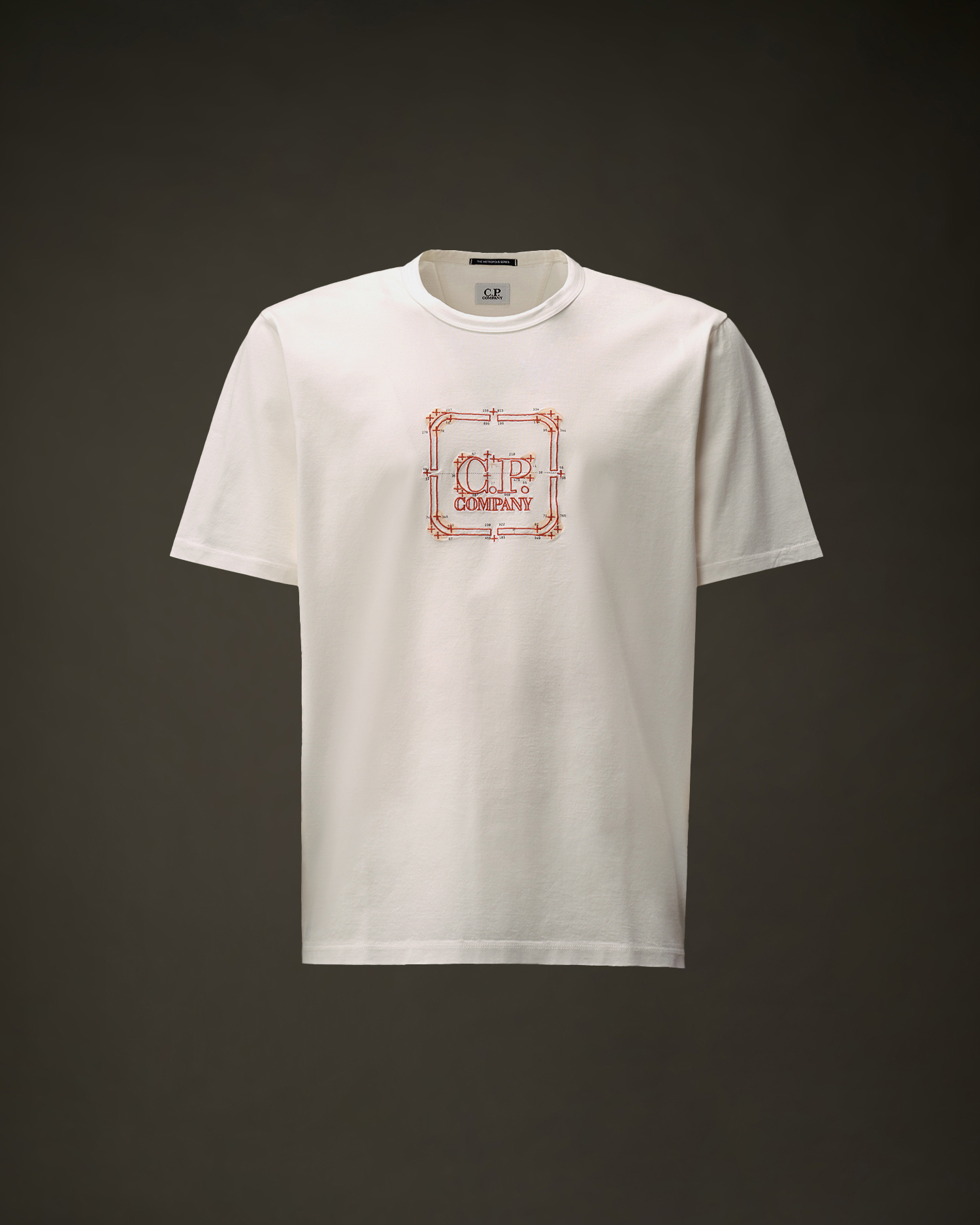 Tee-shirt en Jersey Mercerisé Blanc CP METROPOLIS SERIES – Image 6