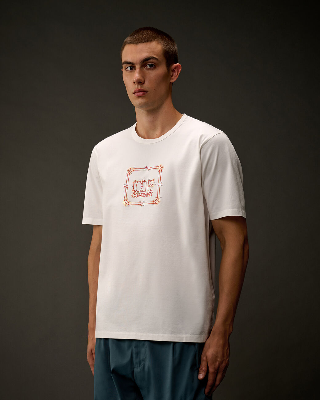 Tee-shirt en Jersey Mercerisé Blanc CP METROPOLIS SERIES – Image 5