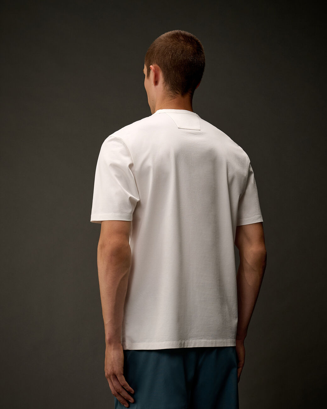 Tee-shirt en Jersey Mercerisé Blanc CP METROPOLIS SERIES – Image 4