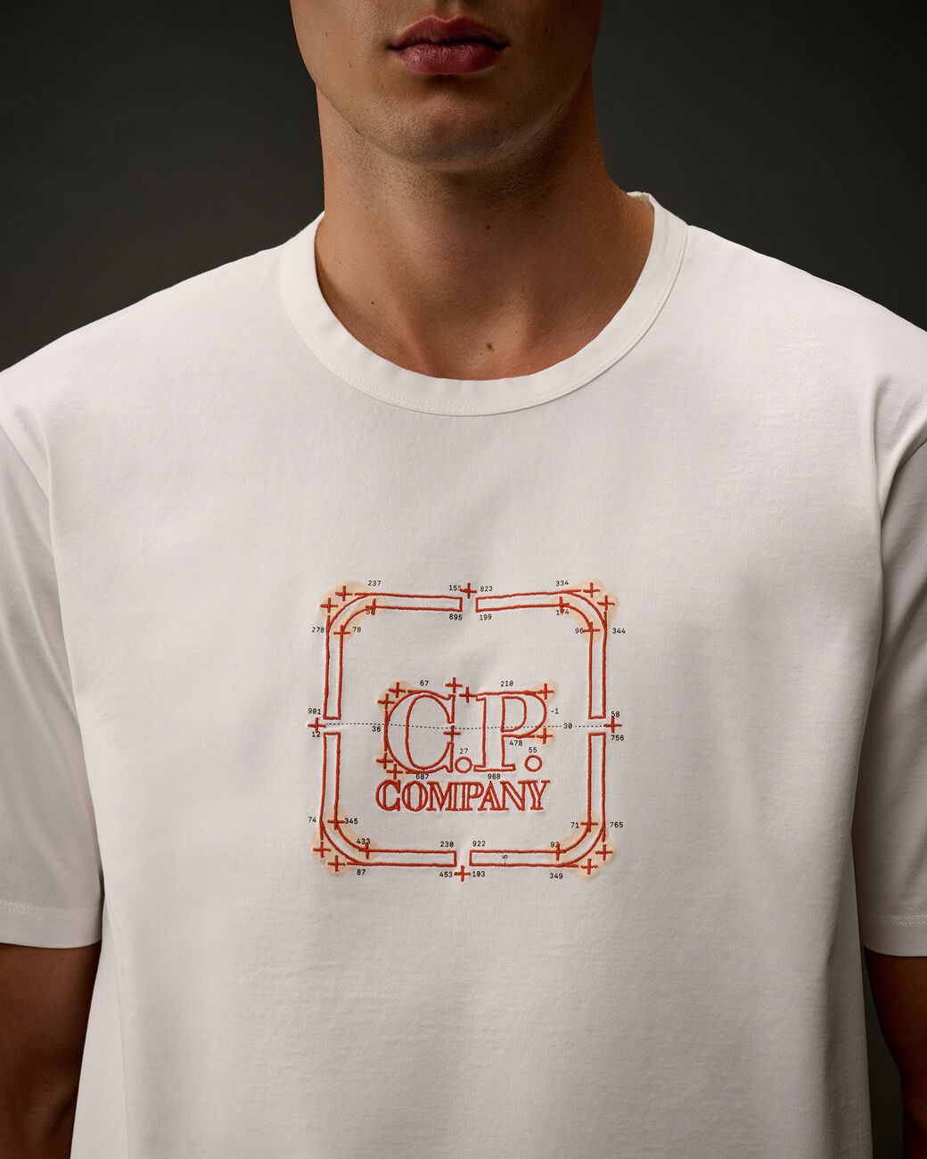 Tee-shirt en Jersey Mercerisé Blanc CP METROPOLIS SERIES – Image 3