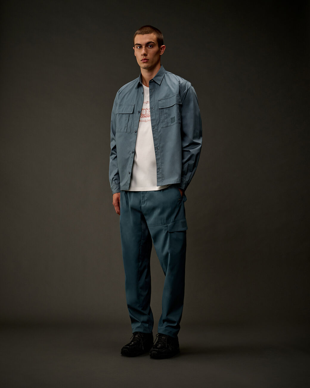 Tee-shirt en Jersey Mercerisé Blanc CP METROPOLIS SERIES – Image 2