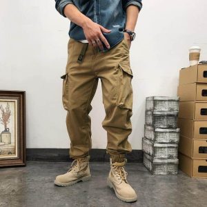 Pantalon militaire décontracté pour homme
