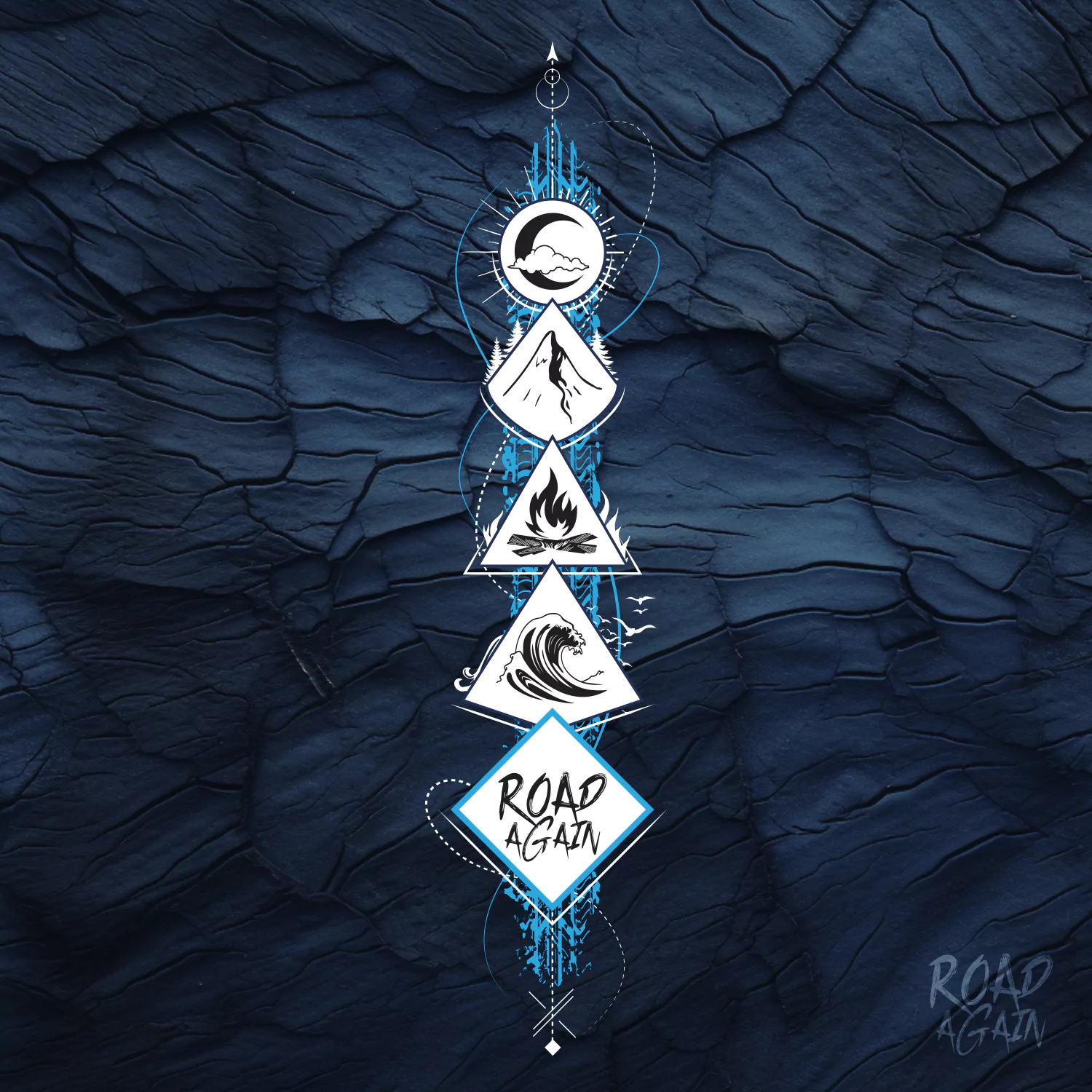 Tshirt léger femme – conversion bio – 4 éléments – eau et feu – Image 4