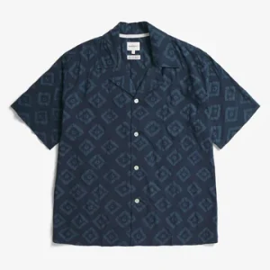 Chemise Mads Batik SS Marine NORSE PROJECTS