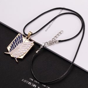 Collier militaire pendentif d&rsquo;ailes de la liberté