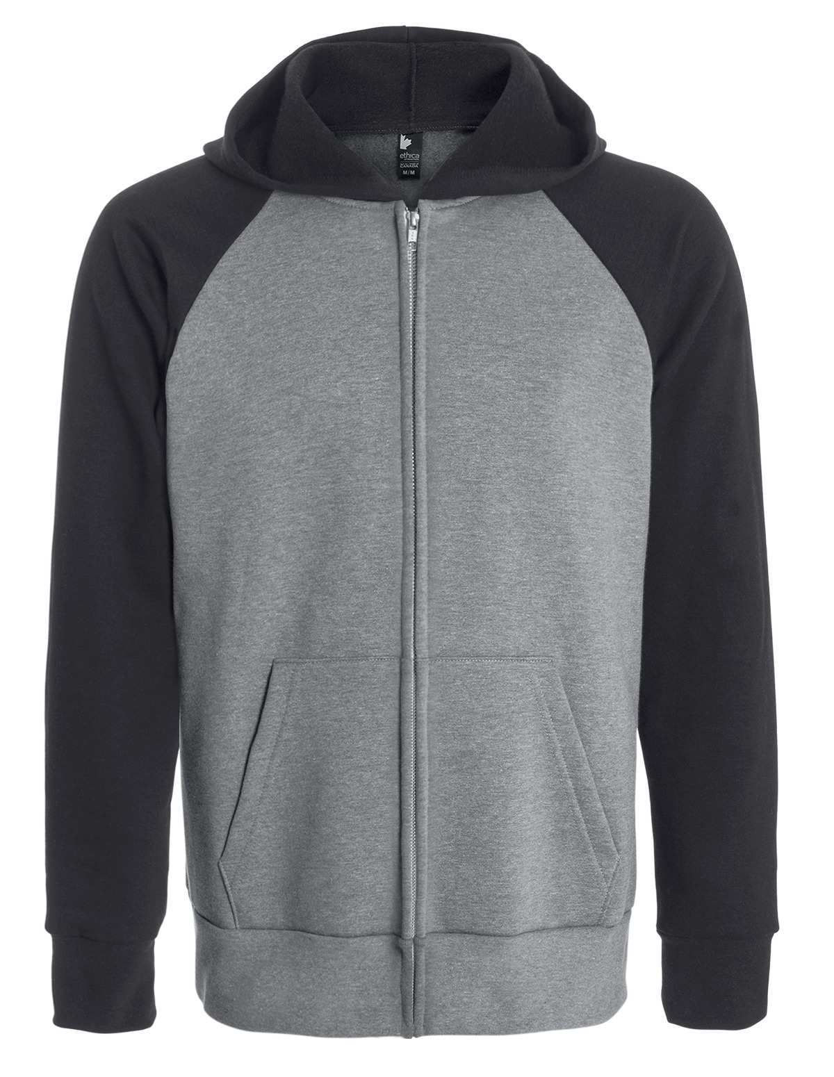 Le molleton à capuchon, fermeture éclair et manches raglan – Image 2