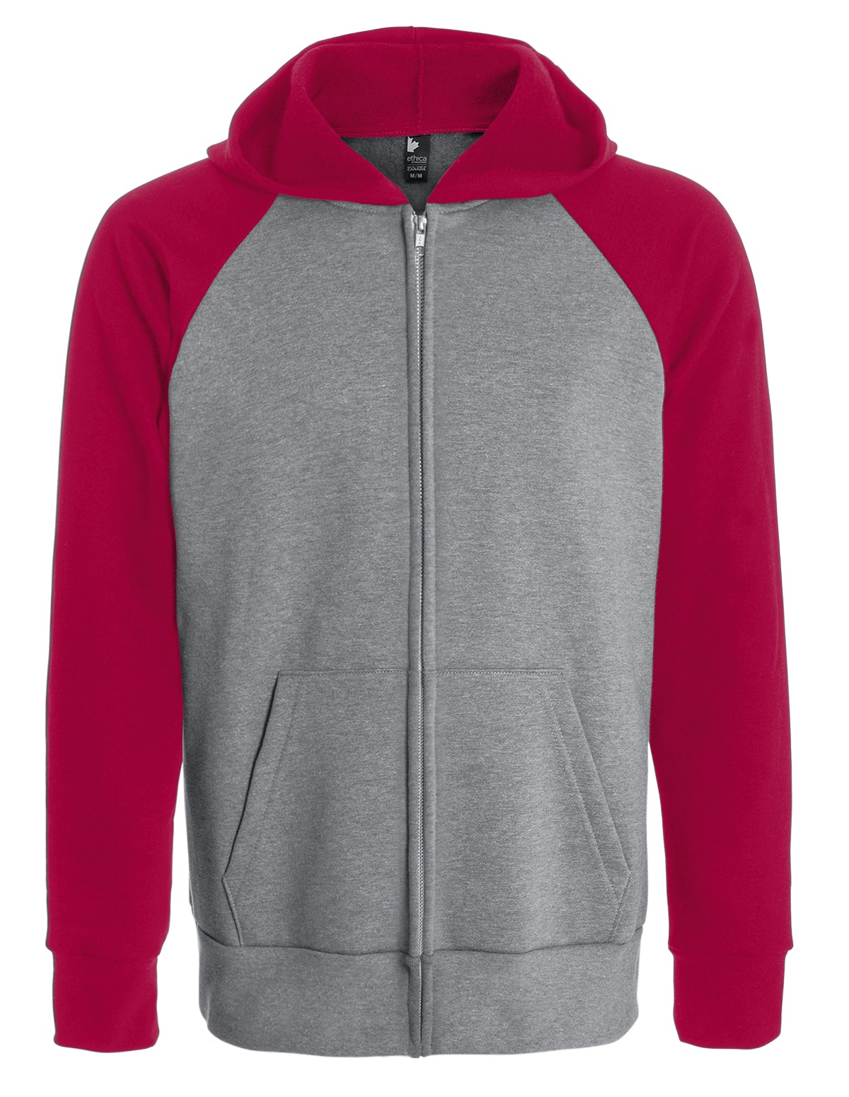 Le molleton à capuchon, fermeture éclair et manches raglan – Image 4