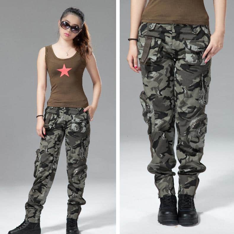 Treillis militaire femme tissu en coton pur – Image 7