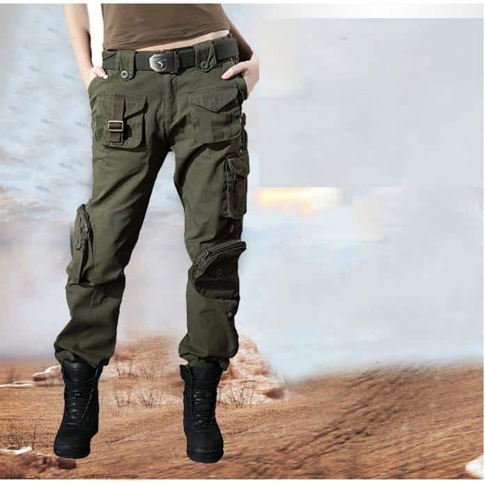 Treillis militaire femme tissu en coton pur – Image 6