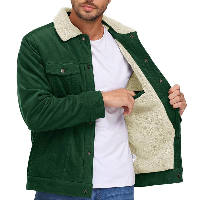 Blouson aviateur homme en velours – Image 3