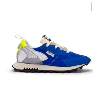 Baskets COACH M bleu et jaune RUN OF