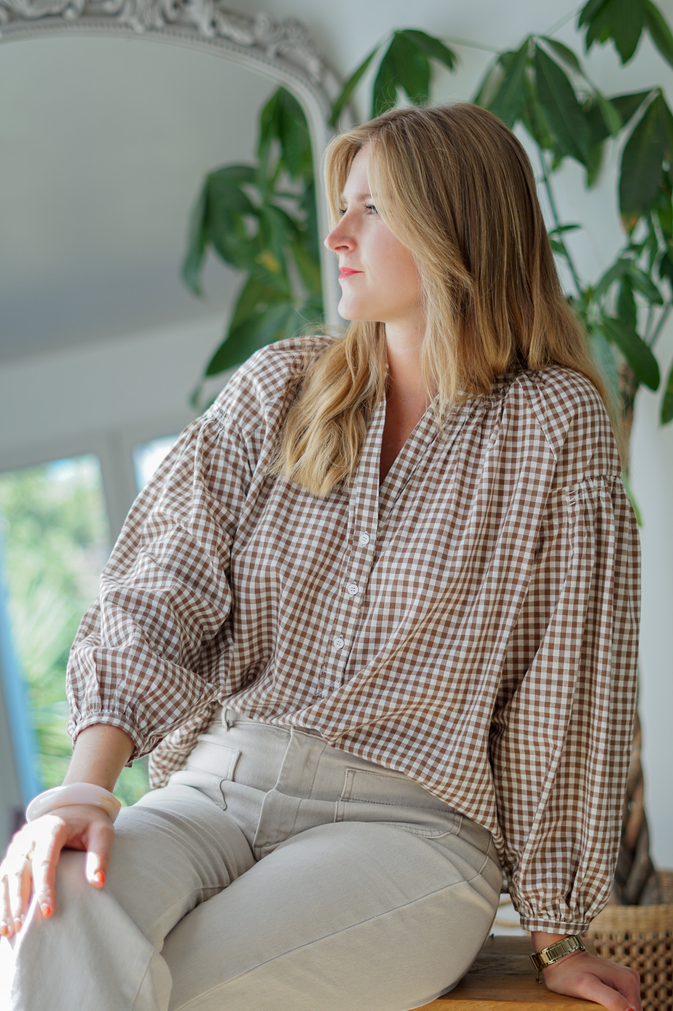 Blouse Carry – marron – Image 3