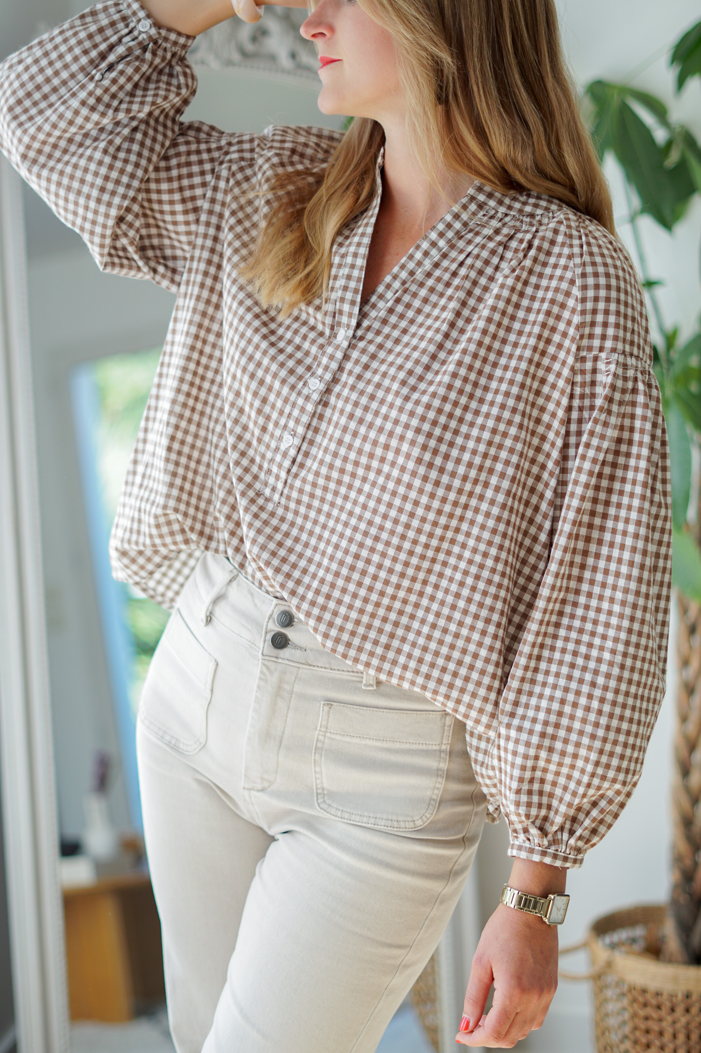 Blouse Carry – marron – Image 7