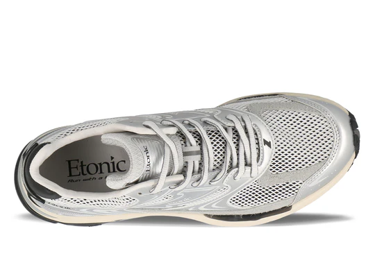 Baskets Evolution Saturn Argent et Noir ETONIC – Image 7