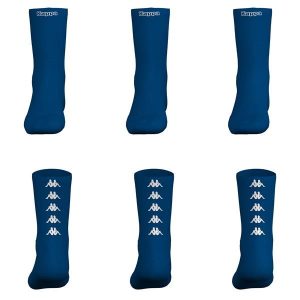 CHAUSSETTE ELENEO BASKET BLEU PAK DE 3paires