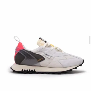 Baskets ROLLER M blanc et rose RUN OF