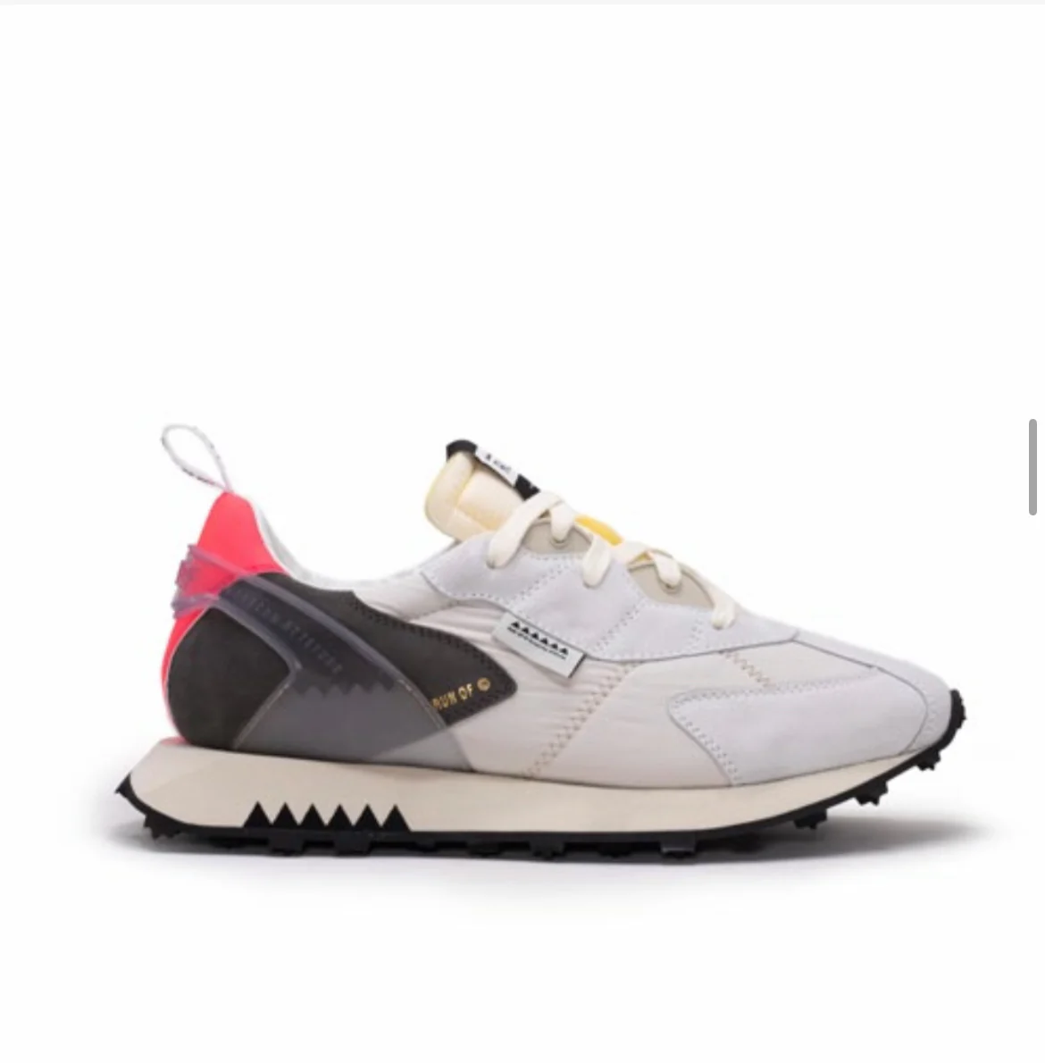 Baskets ROLLER M blanc et rose RUN OF – Image 3