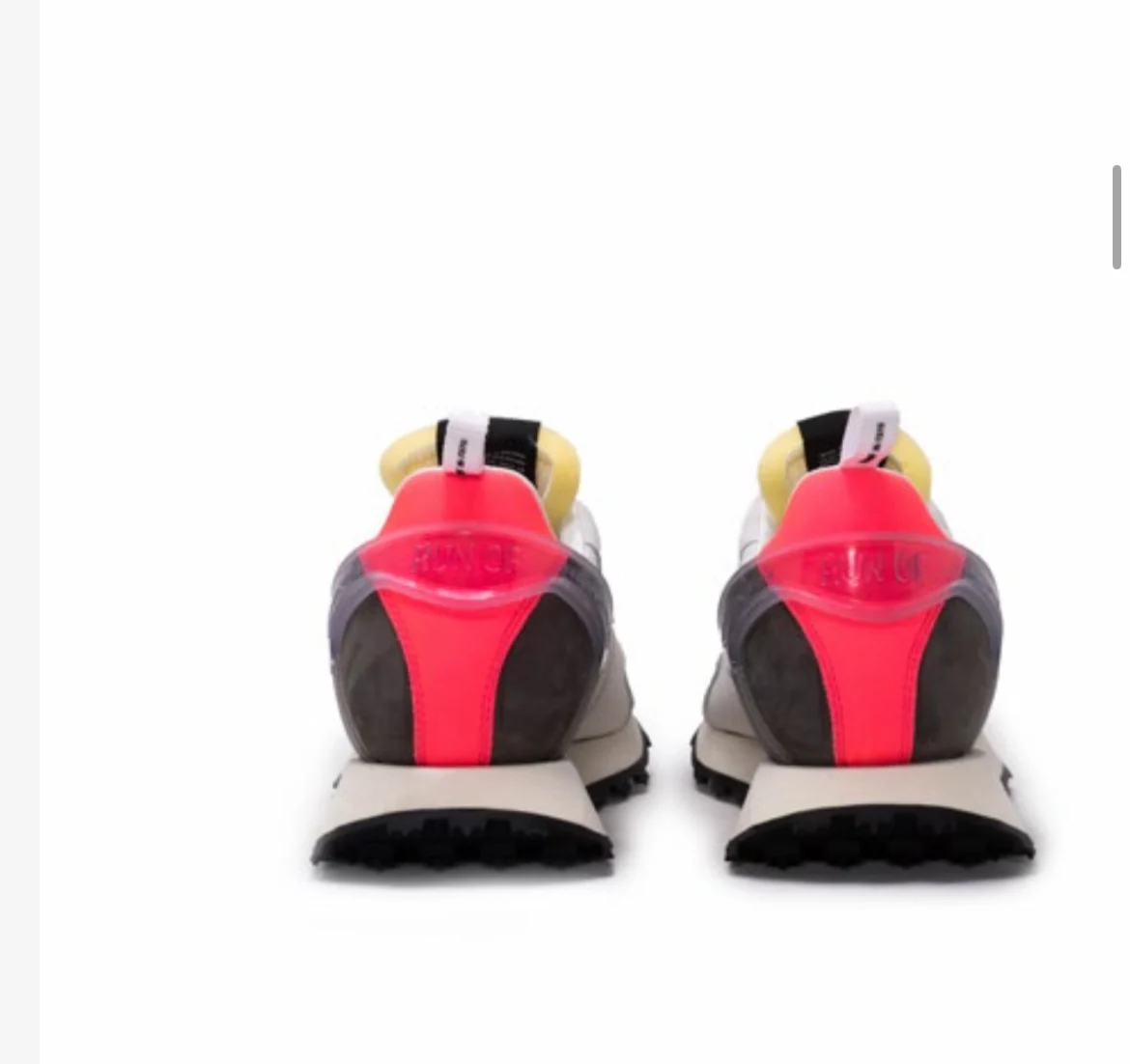 Baskets ROLLER M blanc et rose RUN OF – Image 4