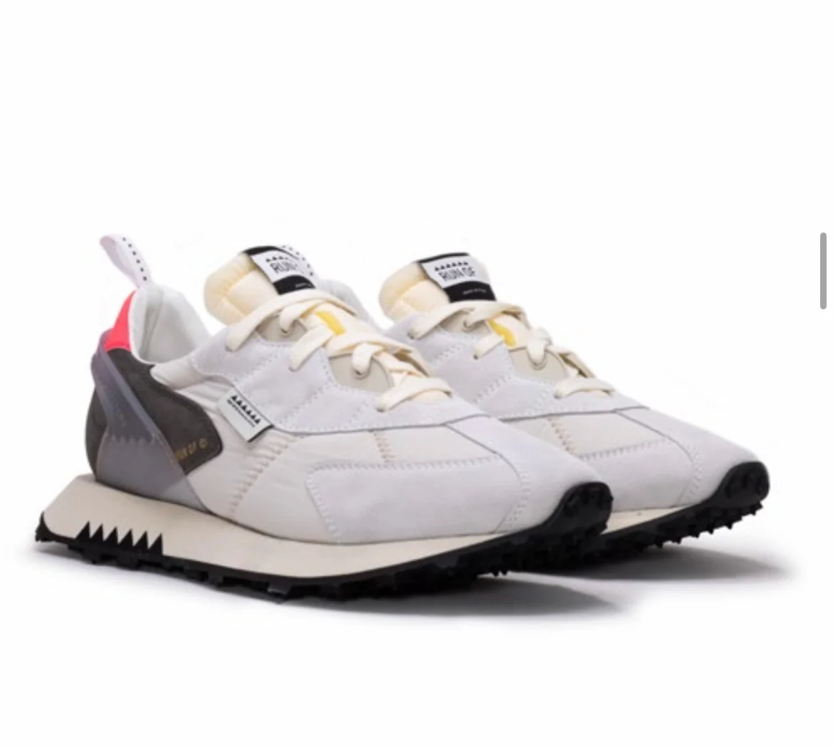 Baskets ROLLER M blanc et rose RUN OF – Image 5