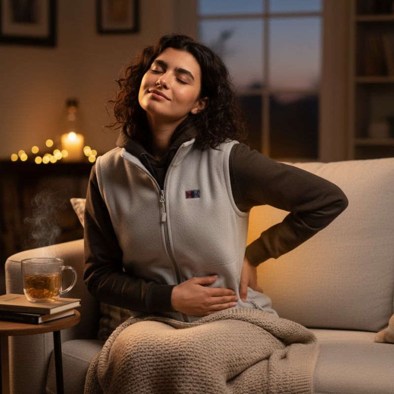 Gilet micropolaire echo responsable – unisex – Gris – Image 4