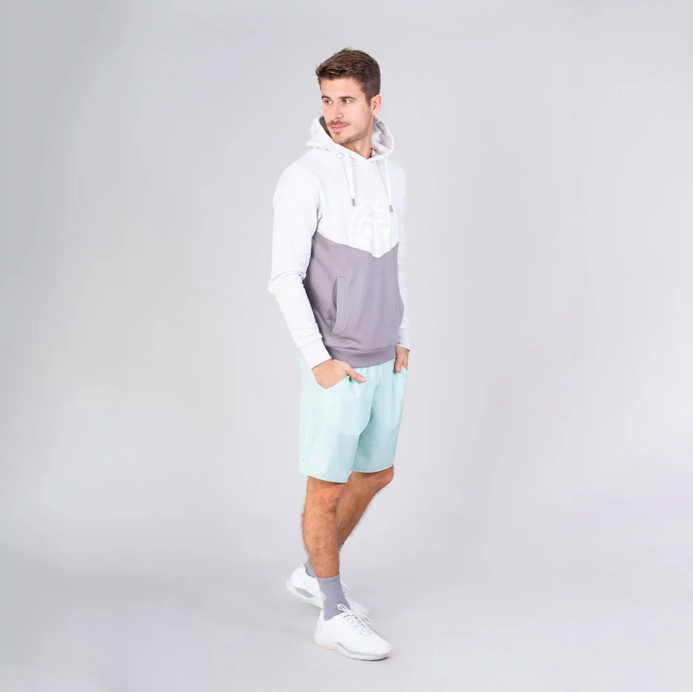 Sweat à capuche Lunis Lifestyle Blanc Gris – Image 3