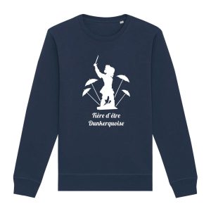 Sweat-shirt unisexe – Bio 280g/m² – Fière d&rsquo;être dunkerquoise