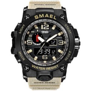 Montre de plongée militaire avec affichage LED