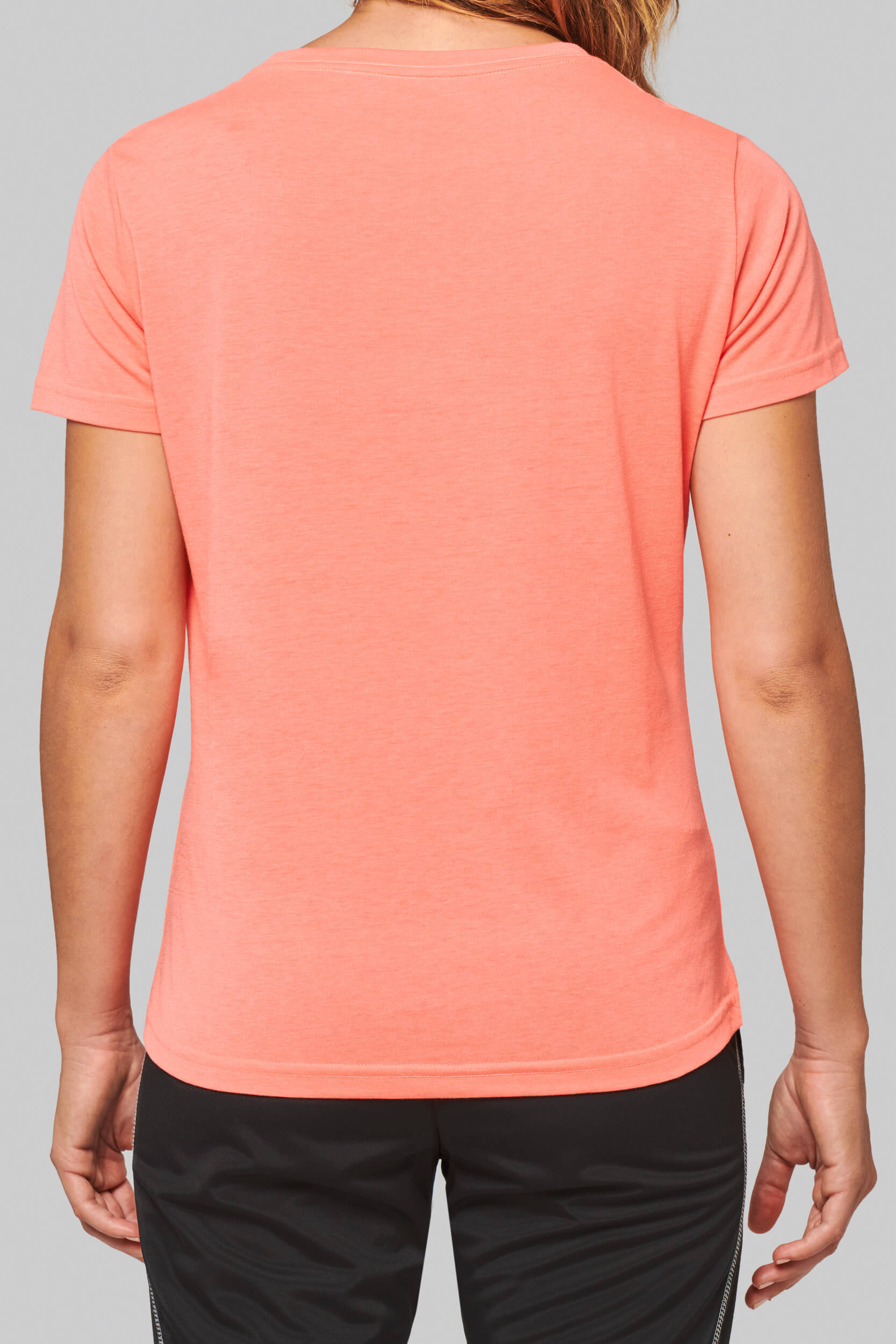 T-shirt triblend sport Femme Coral – Image 3