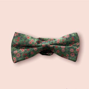 Noeud papillon fleuri