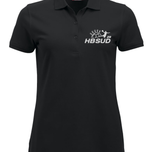 CLASSIC MARION S/S Polo Femme noir
