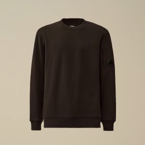 Sweatshirt Col Rond Noir CP COMPANY
