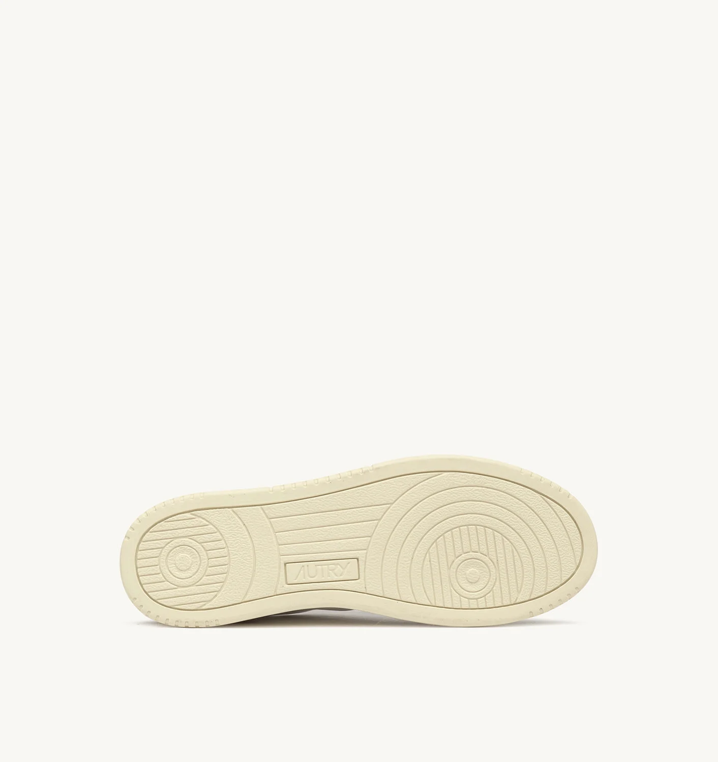 BASKETS MEDALIST LOW EN CUIR ET DAIM BLANC ET MARRON CLAIR AUTRY – Image 5