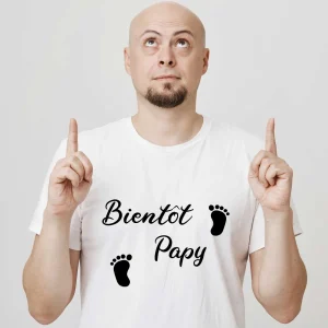 T-shirt Bientôt Papy