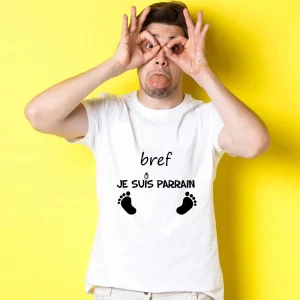 T-shirt Bref Je suis Parrain