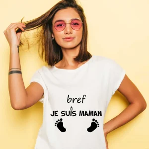 T-shirt Bref je suis maman