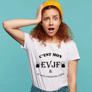 T-shirt C’est mon EVJF et je vais prendre cher