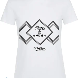 T-shirt Claire la solitaire