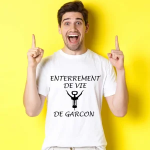 T-shirt Enterrement de vie de garçon