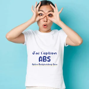 T-shirt Femme ABS Apéro Bodybuilding Sexe