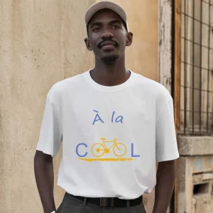 T-shirt Homme Vélo À la cool