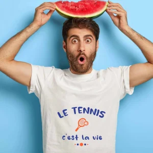 T-shirt Homme Le tennis c&rsquo;est la vie