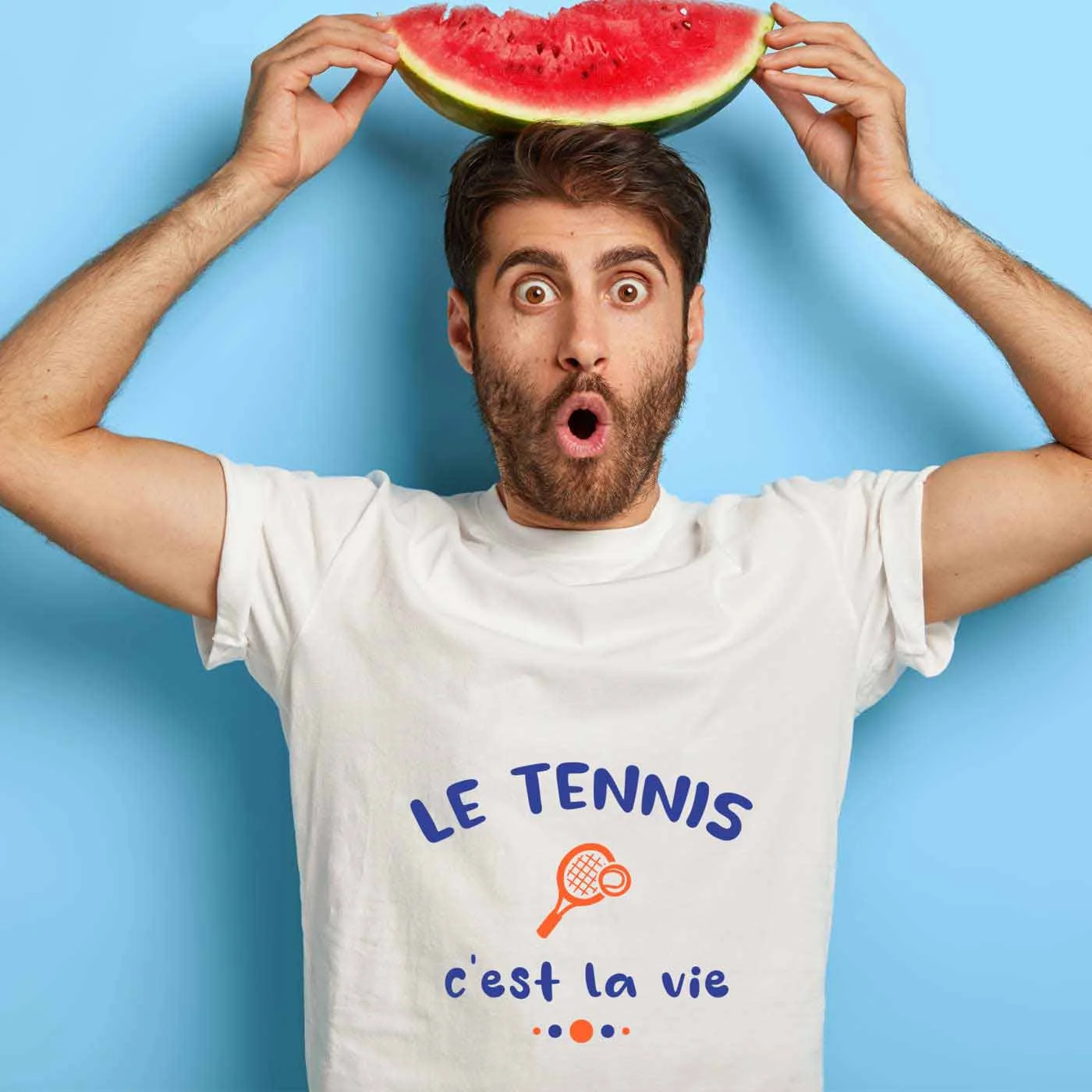 T-shirt Homme Le tennis c’est la vie