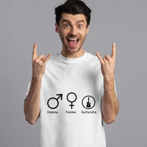 T-shirt Homme Symbole genre guitariste