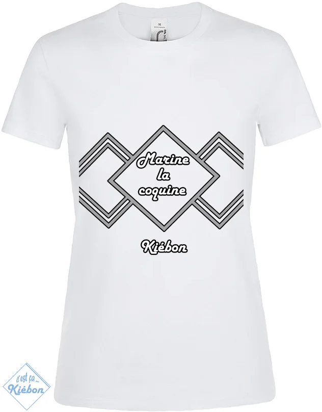 T-shirt Marine la coquine
